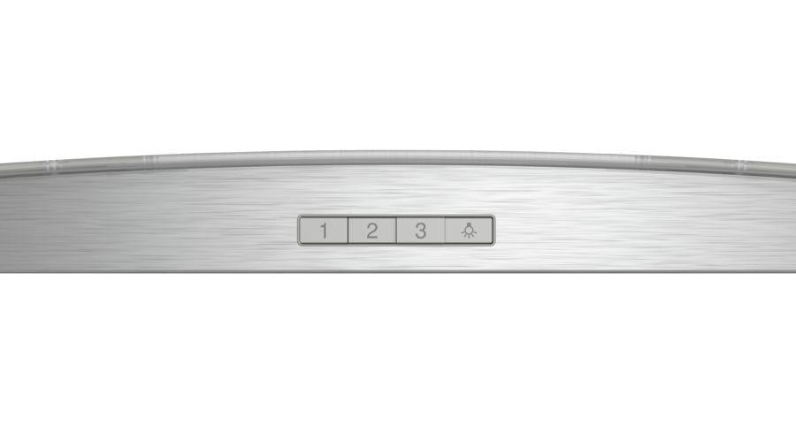 90cm Curved Glass Design Chimney Hood | D94ABC0N0B