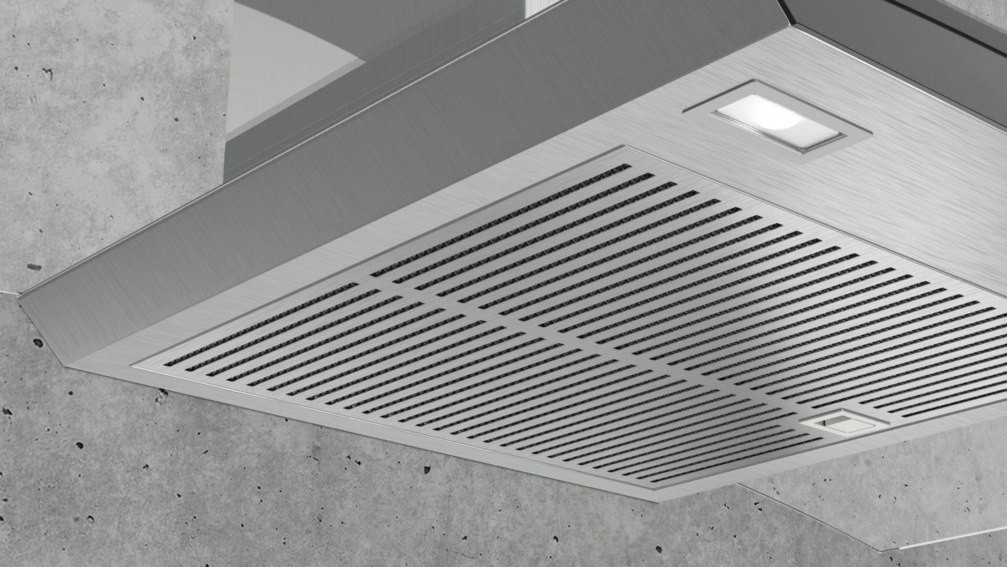 iQ300 90cm Curved Glass Design Chimney Hood | LC97AFM50B