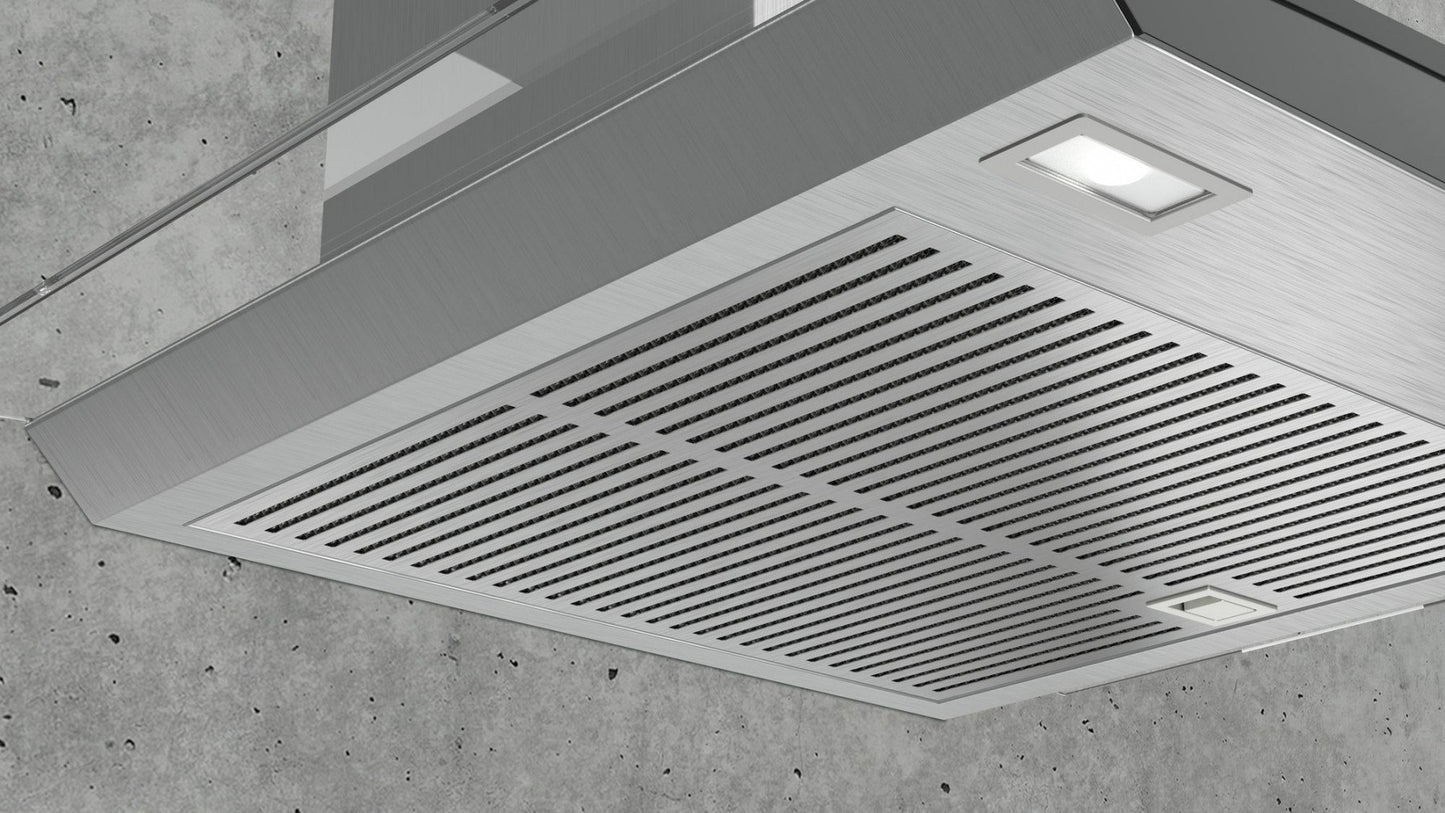 iQ300 60cm Curved Glass Design Chimney Hood | LC67AFM50B