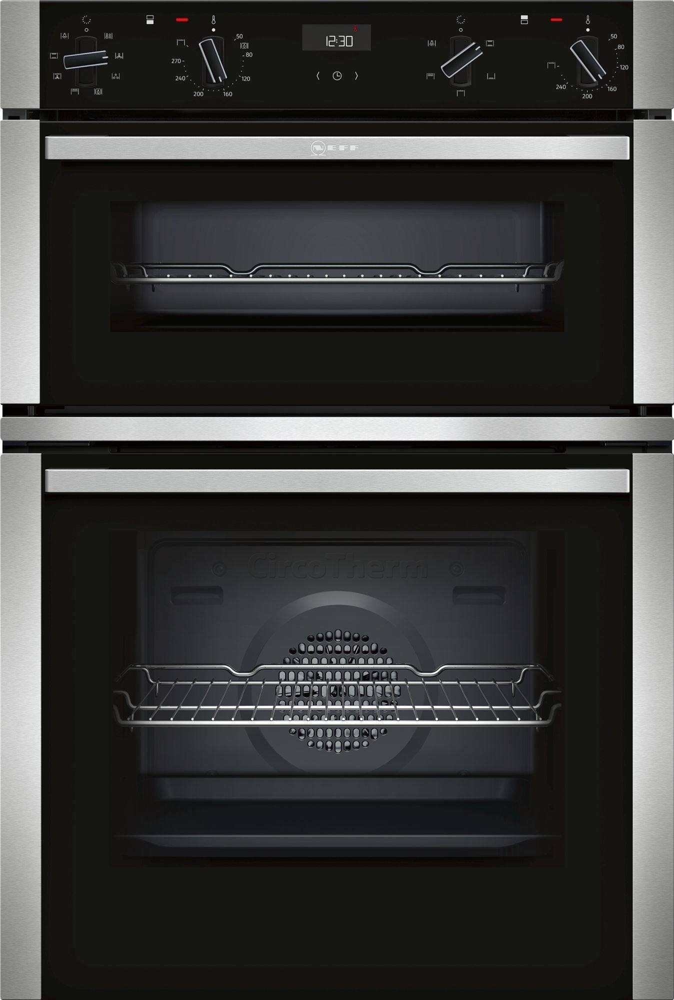 Built-In Double Oven, CircoTherm | Black | U1ACE2HN0B