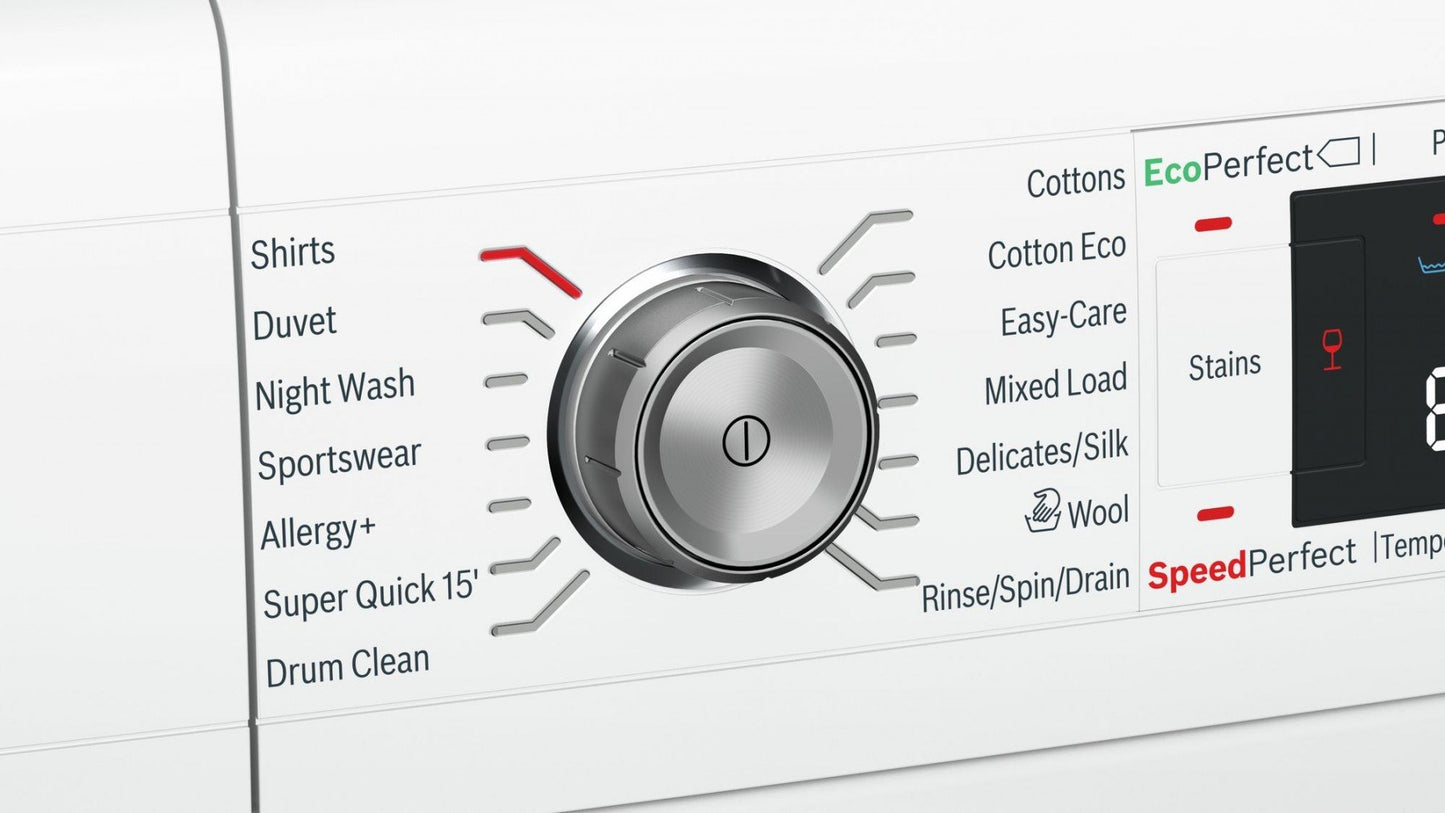 Washing Machine 9KG, 1600rpm, A+++, HomeConnect | WAW325H0GB