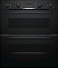 Built-Under Double Oven, 3D HotAir | Black | NBS533BB0B