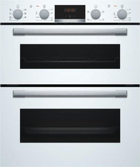 Built-Under Double Oven, 3D HotAir | White | NBS533BW0B