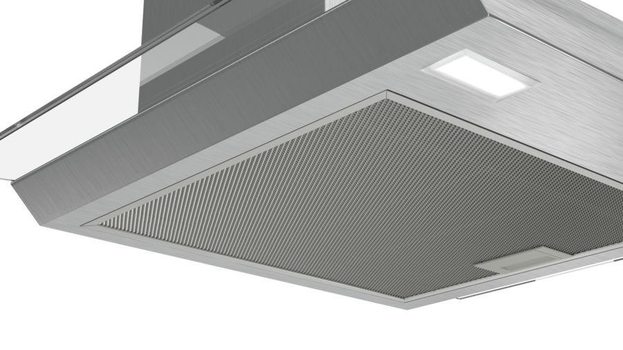 60cm Curved Glass Chimney Extractor Hood | DWA64BC50B