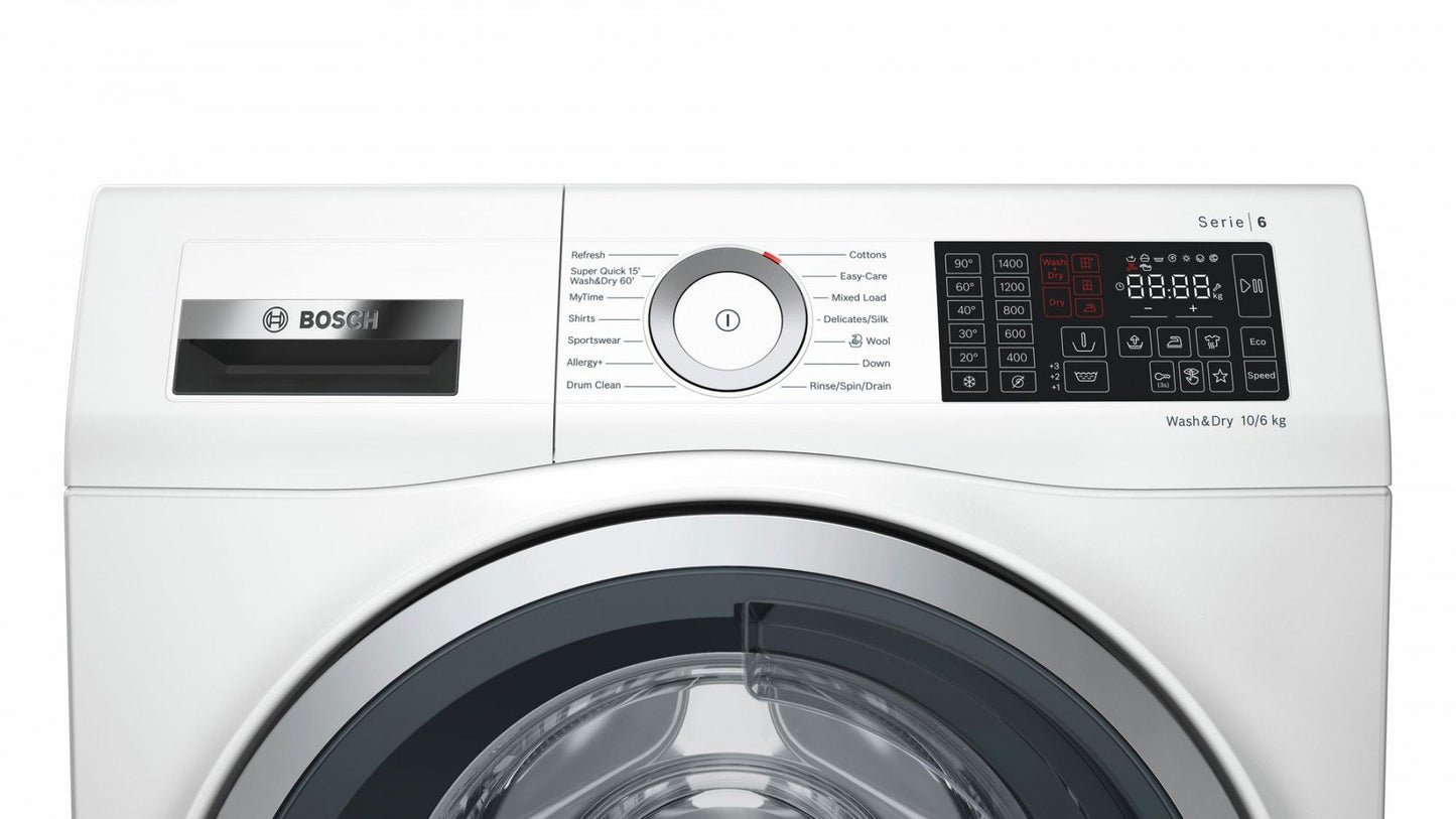 Washer Dryer, 10kg/6kg 1400rpm | WDU28560GB