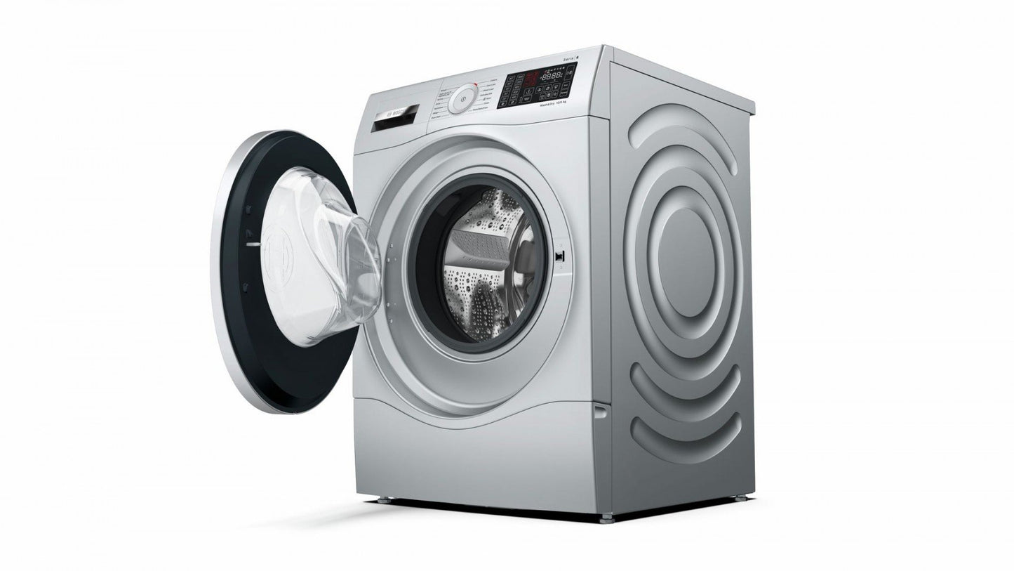 Washer Dryer, 10kg/6kg 1400rpm | Silver | WDU28568GB