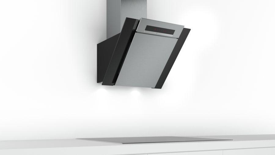 60cm Angled Glass Design Extractor Hood | DWK67BM60B