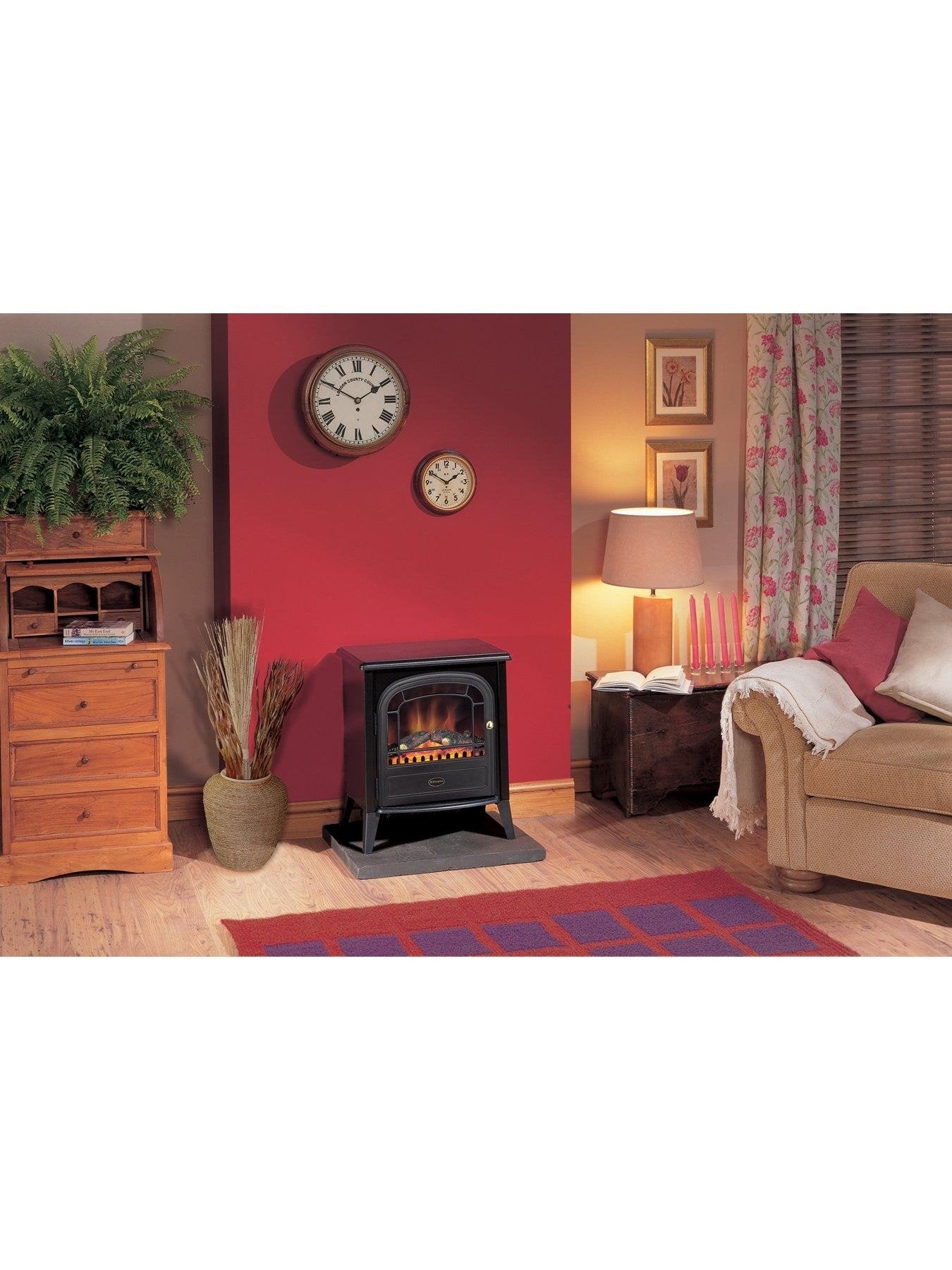 Optiflame Log Effect Electric Stove 2kW | CLB20E