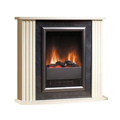 Mozart Log Effect 2KW Fire Suite | Cream | MZT20
