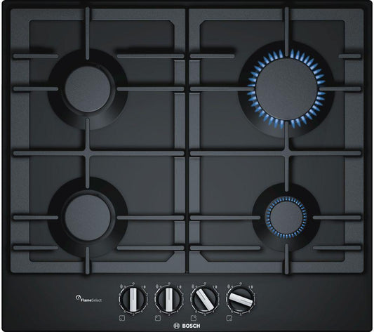 60cm Gas Hob | Black | PCP6A6B90