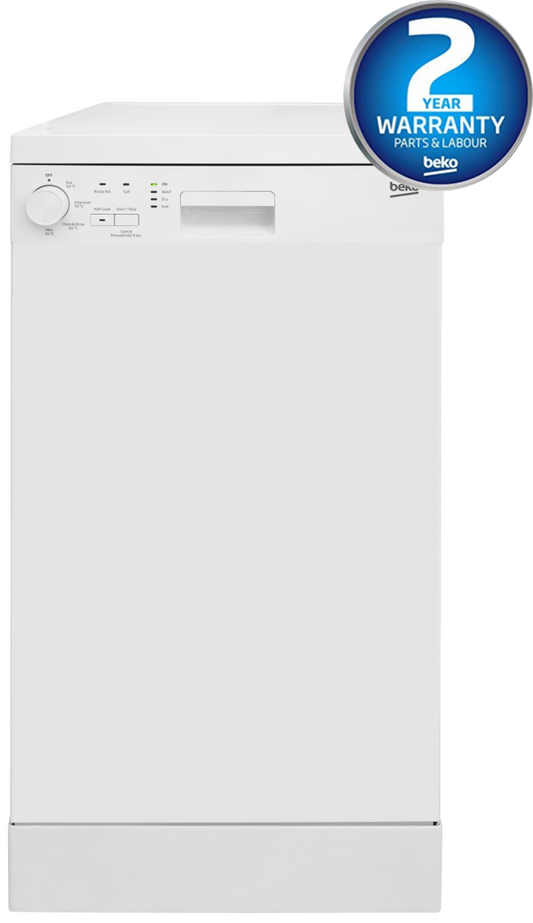 Slimline 45cm 10 Place Dishwasher, A+ Rated | White | DVS04020W | More Colour Options