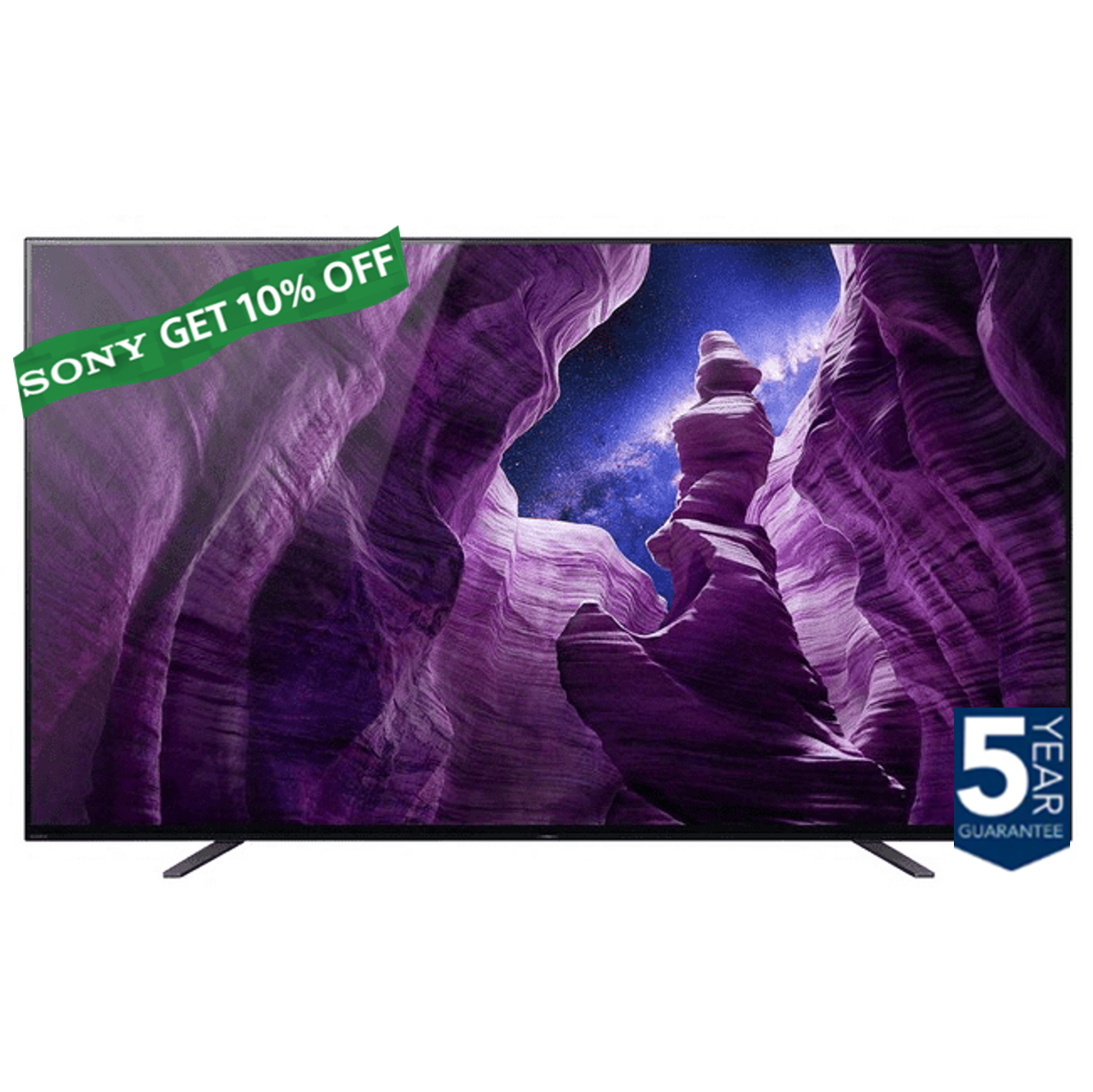 55"A8 4K Ultra HD HDR OLED Smart Android TV | KD55A8BU | + *10% OFF THIS TV*