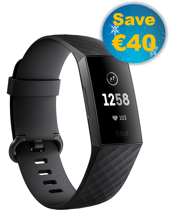 Charge 3 Health & Fitness Tracker | More Colours Available | FB409GMBK