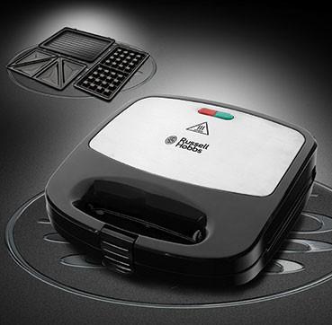 3-In-1 Combi Sandwich Maker | Black | 24540