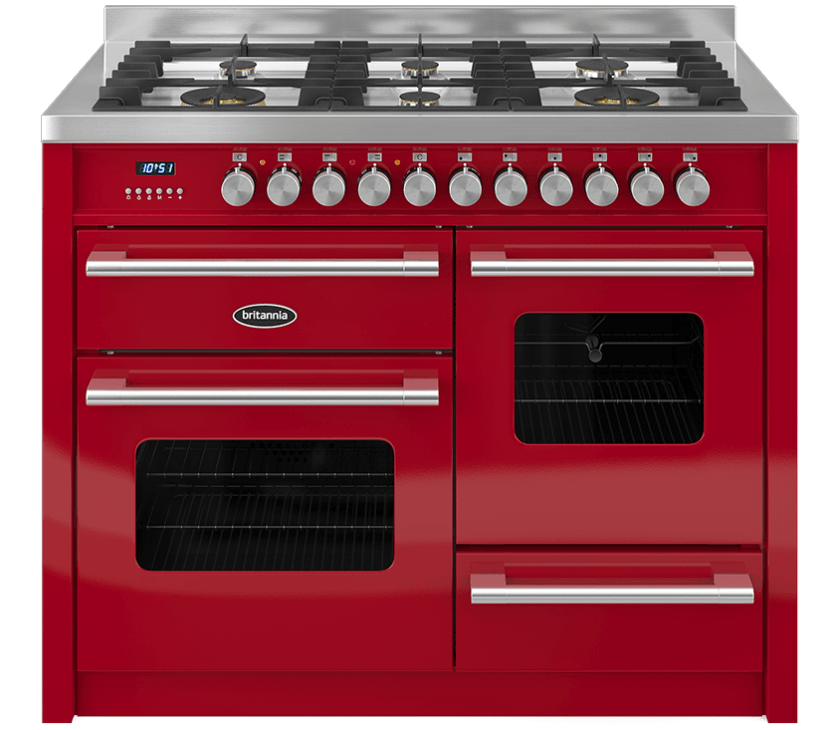 110cm Range Cooker, XG DELPHI, 6 Burners | Red | RC-11XGG-DE-RED