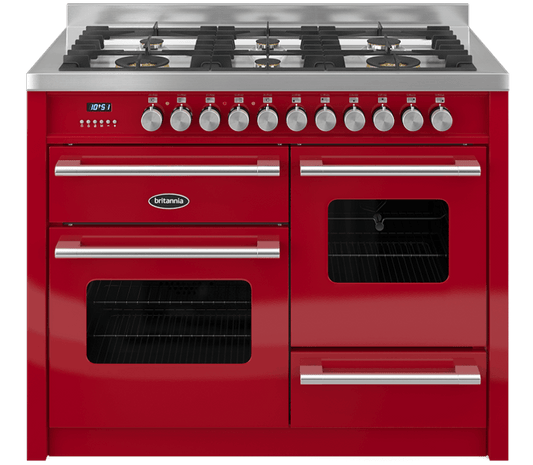 110cm Range Cooker, XG DELPHI, 6 Burners | Red | RC-11XGG-DE-RED