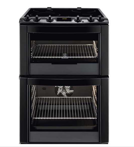 60cm Electric Cooker With SurroundCook | Black | EKC6461AOK