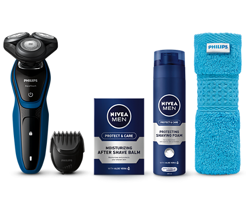 AquaTouch Wet & Dry Electric Shaver Set | S5073/62