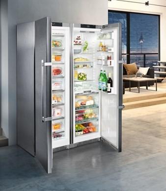 Premium Side By Side Fridge Freezer, 635L, A+++ | SBSes 8663