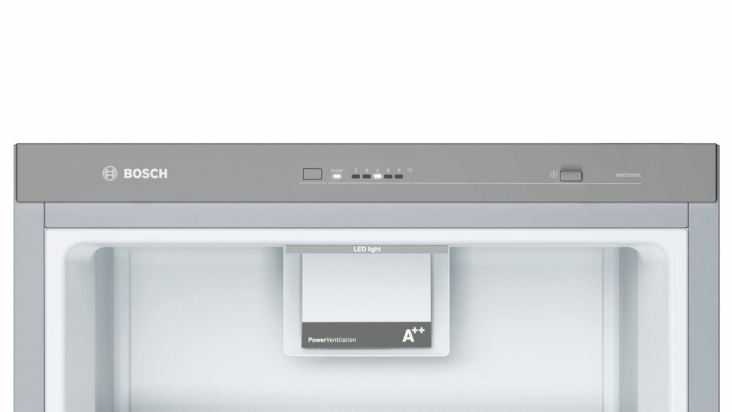 Frigorífico independiente, 176 (H) | Acero inoxidable | KSV33VL3PG