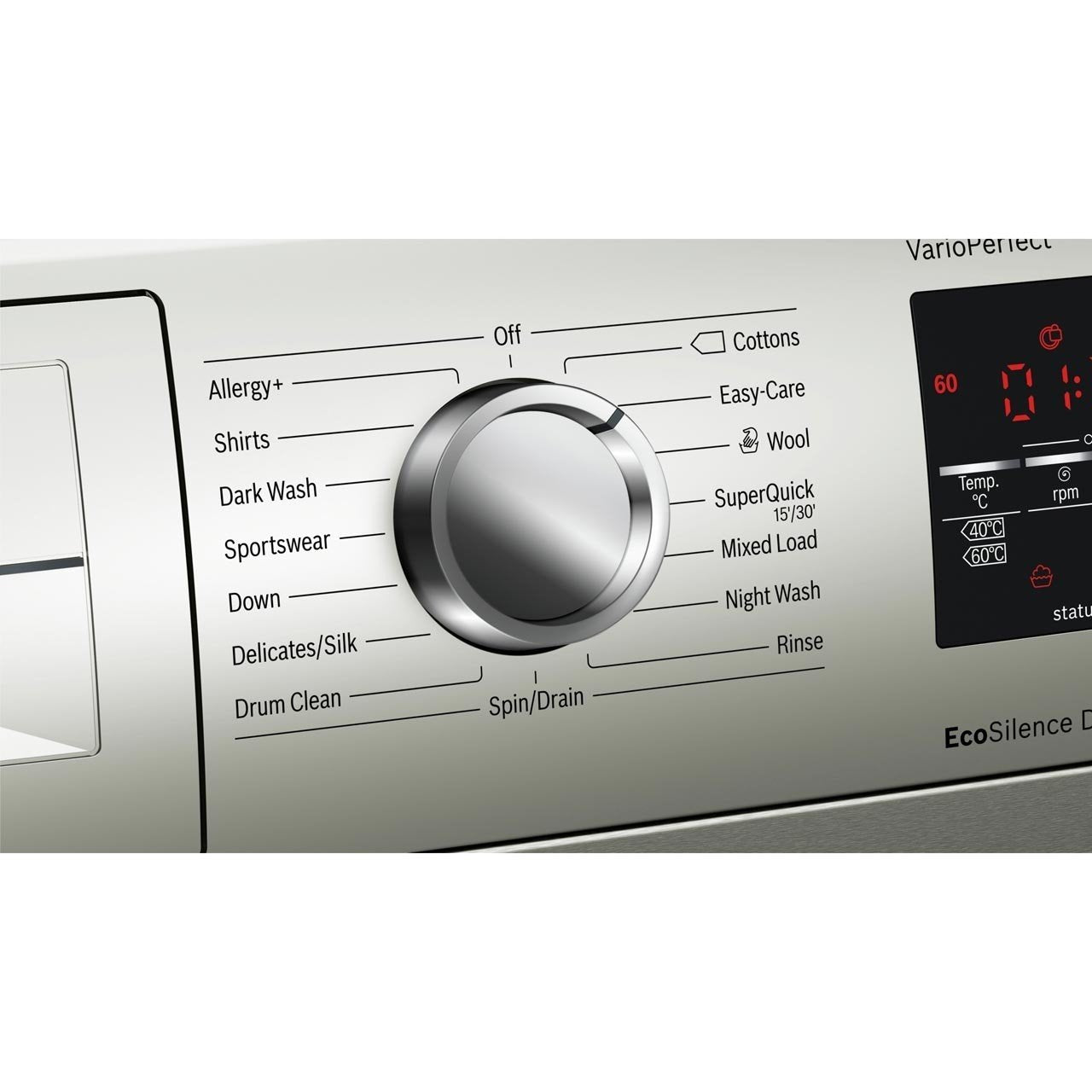 Washing Machine, 8KG, 1400rpm | Silver | WAT2840SGB