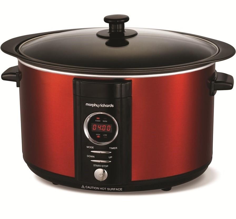 6.5L Digital Sear & Stew Slow Cooker | Red | 461012