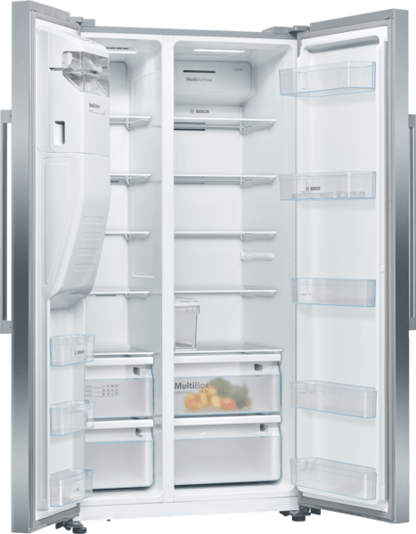 Side by Side Fridge Freezer (H)178.7cm | Stainless steel | KAI93VIFPG