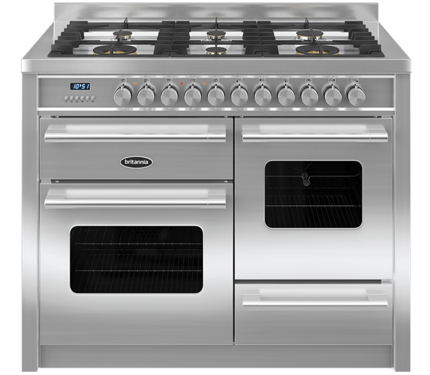 110cm Range Cooker, XG DELPHI, 6 Burners | Stainless Steel | RC-11XGG-DE-SS