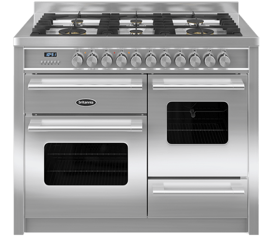 110cm Range Cooker, XG DELPHI, 6 Burners | Stainless Steel | RC-11XGG-DE-SS