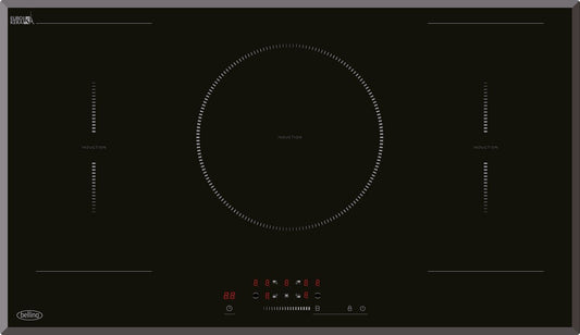 90cm 5 Zone Induction Hob Bevelled Edge | BIH90TB