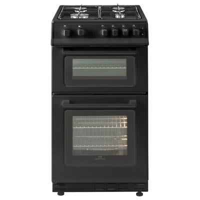 60cm Twin Cavity LPG Gas Cooker | Black | FSG60TCBLKLPG
