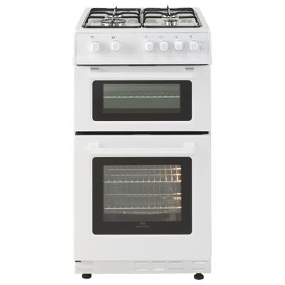 50cm Twin Cavity LPG Gas Cooker | White | FSG50TCWHLPG