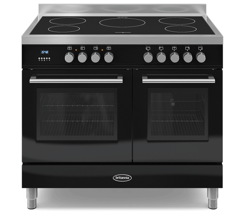 100cm Range Cooker, TWIN Q LINE, 5 Zones | Black | RC-10TI-QL-K