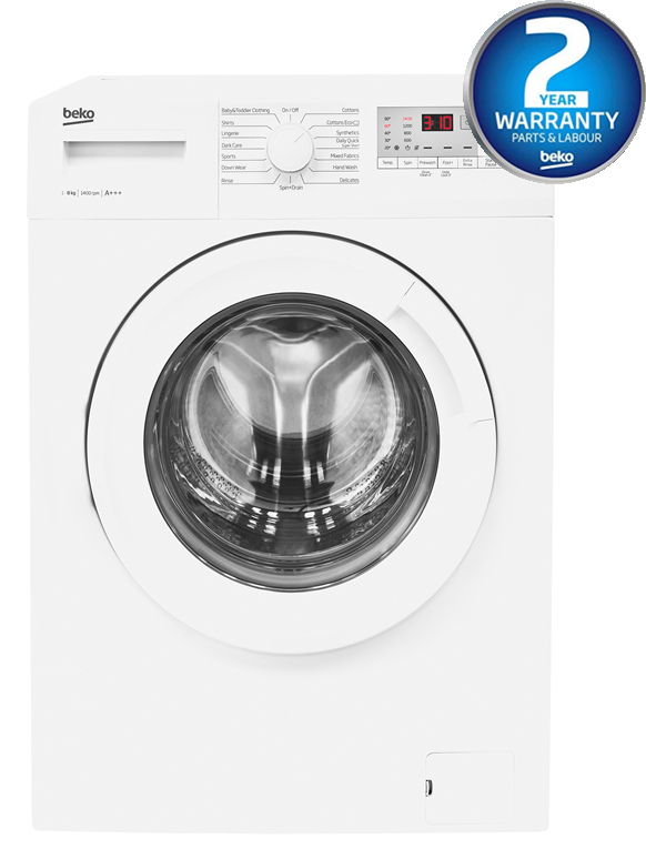 8kg, 1400rpm Washing Machine in Black | WTL84151B | More Colour Options