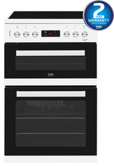 60cm Double Oven Electric Cooker | White | KDC653W | More Colour Options